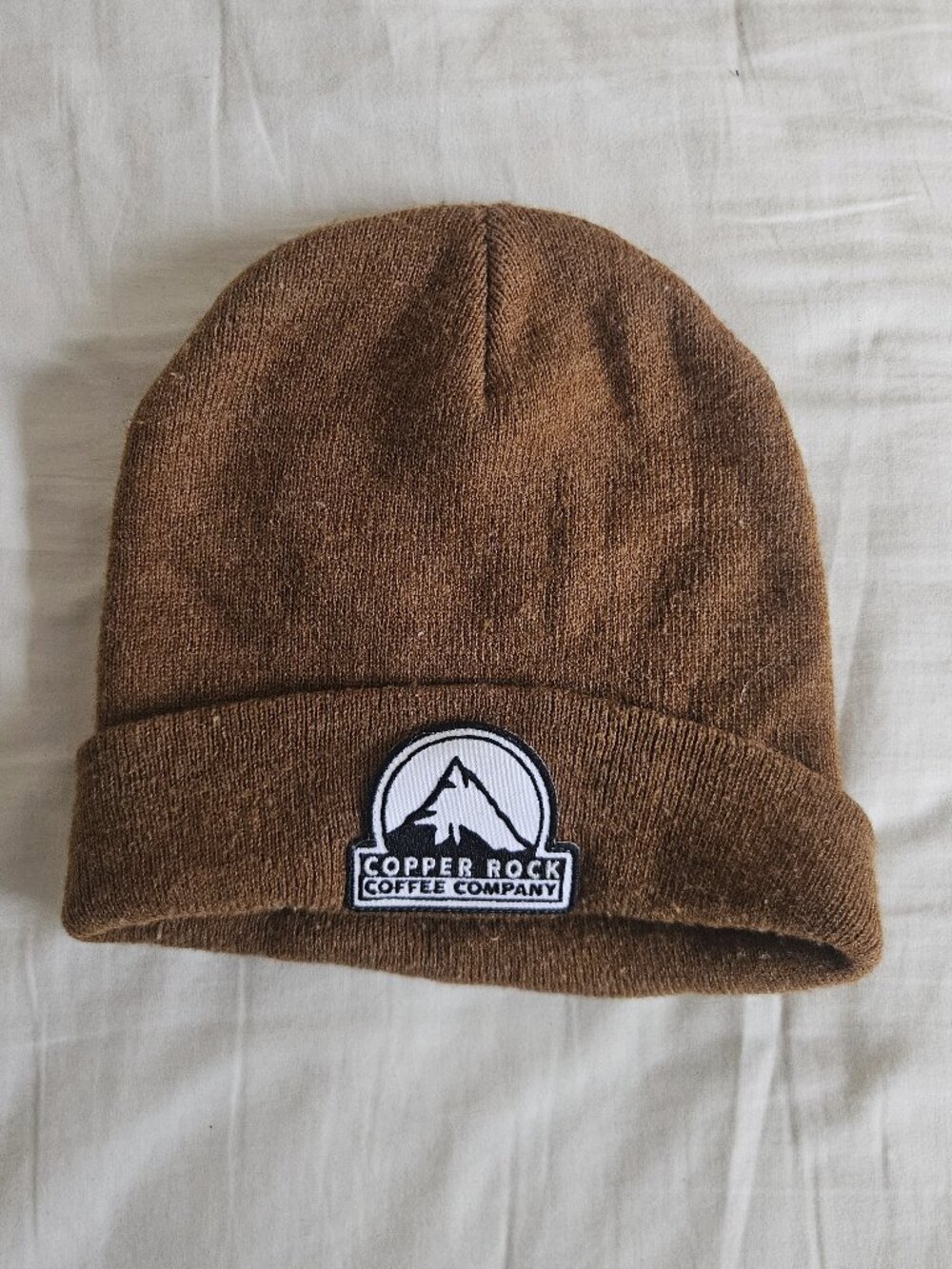 Brown beanie, Copper Rock Coffee Company